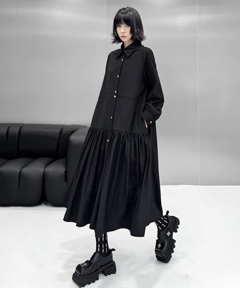 Gathered Switching Dress